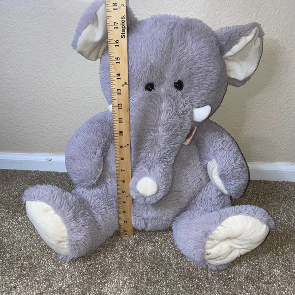 Best Made Toys stuffed elephant tusk gray white-large stuffy ant eater Push - Picture 2 of 8